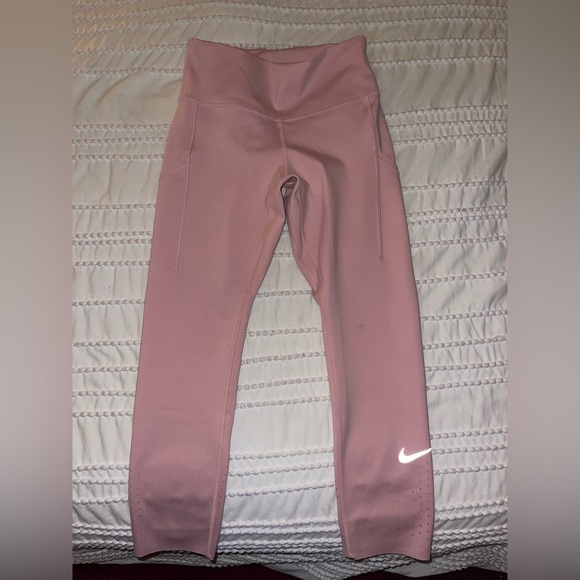 Nike Epic Luxe Crop Pocket  Running Tights size S. Like new. - Picture 2 of 7